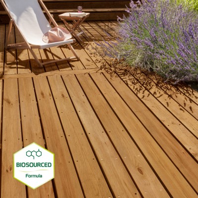 Λάδι V33 Decking Oil 2.5Lit Teak Matt για ξύλινες βεράντες, deck και περιφράξεις. Τρέφει, προστατεύει και διακοσμεί, με αντοχή σε UV, νερό πισίνας, λεκέδες και λίπη