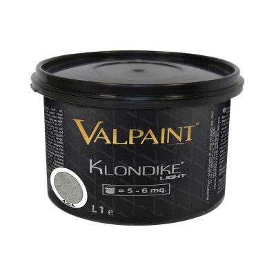 Διακοσμητικό Χρώμα Νερού Εσωτερικού Χώρου Με Φινίρισμα Μεταλλικού Εφέ ValPaint Klondike Light 1lt 475A