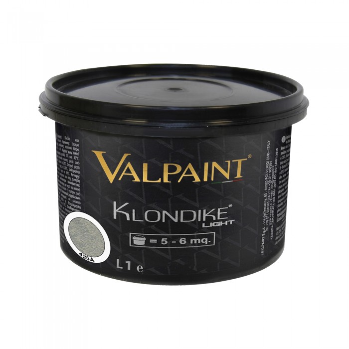 Διακοσμητικό Χρώμα Νερού Εσωτερικού Χώρου Με Φινίρισμα Μεταλλικού Εφέ ValPaint Klondike Light 1lt 475A