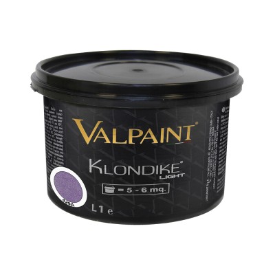 Διακοσμητικό Χρώμα Νερού Εσωτερικού Χώρου Με Φινίρισμα Μεταλλικού Εφέ ValPaint Klondike Light 1lt 429A