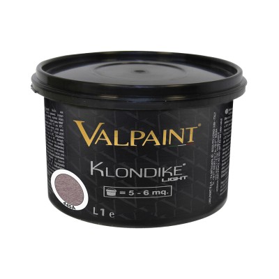 Διακοσμητικό Χρώμα Νερού Εσωτερικού Χώρου Με Φινίρισμα Μεταλλικού Εφέ ValPaint Klondike Light 1lt 445A
