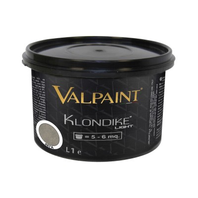 Διακοσμητικό Χρώμα Νερού Εσωτερικού Χώρου Με Φινίρισμα Μεταλλικού Εφέ ValPaint Klondike Light 1lt 467A
