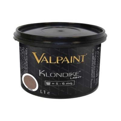 Διακοσμητικό Χρώμα Νερού Εσωτερικού Χώρου Με Φινίρισμα Μεταλλικού Εφέ ValPaint Klondike Light 1lt 472A