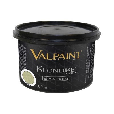 Διακοσμητικό Χρώμα Νερού Εσωτερικού Χώρου Με Φινίρισμα Μεταλλικού Εφέ ValPaint Klondike Light 1lt 473A