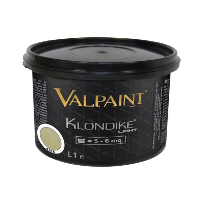 Διακοσμητικό Χρώμα Νερού Εσωτερικού Χώρου Με Φινίρισμα Μεταλλικού Εφέ ValPaint Klondike Light 1lt 476A
