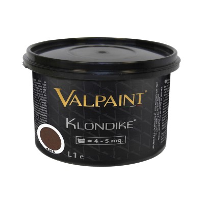 Διακοσμητικό Χρώμα Νερού Εσωτερικού Χώρου Με Μεταλλικό Εφέ ValPaint Klondike 1lt 426A
