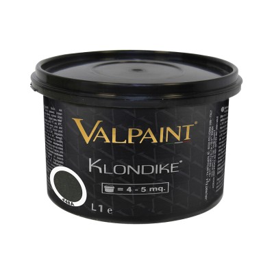 Διακοσμητικό Χρώμα Νερού Εσωτερικού Χώρου Με Μεταλλικό Εφέ ValPaint Klondike 1lt 448A
