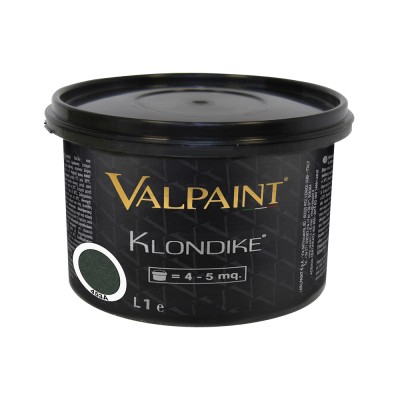 Διακοσμητικό Χρώμα Νερού Εσωτερικού Χώρου Με Μεταλλικό Εφέ ValPaint Klondike 1lt 453A