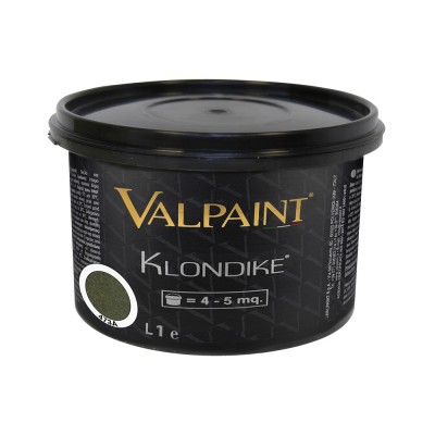 Διακοσμητικό Χρώμα Νερού Εσωτερικού Χώρου Με Μεταλλικό Εφέ ValPaint Klondike 1lt 473A