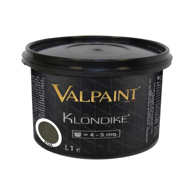 Διακοσμητικό Χρώμα Νερού Εσωτερικού Χώρου Με Μεταλλικό Εφέ ValPaint Klondike 1lt 474A