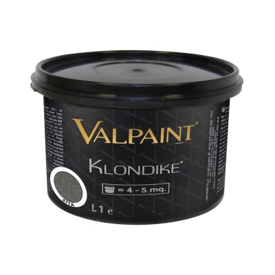Διακοσμητικό Χρώμα Νερού Εσωτερικού Χώρου Με Μεταλλικό Εφέ ValPaint Klondike 1lt 477A