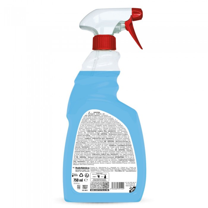 Καθαριστικό Τζαμιών 0,75l Sanitec Crystal 1866-S