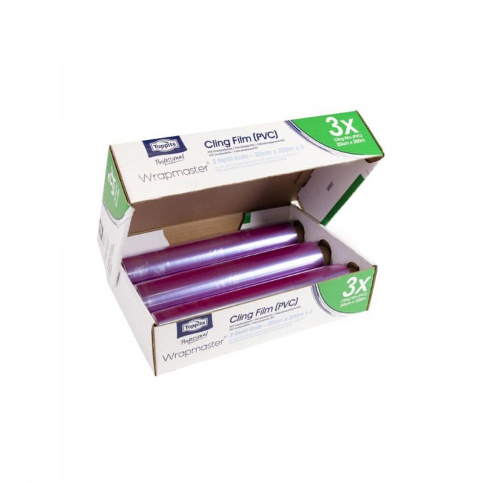 Μεμβράνη Pvc 30cmx300m 3 ρολά Wrapmaster® 3000 31C45