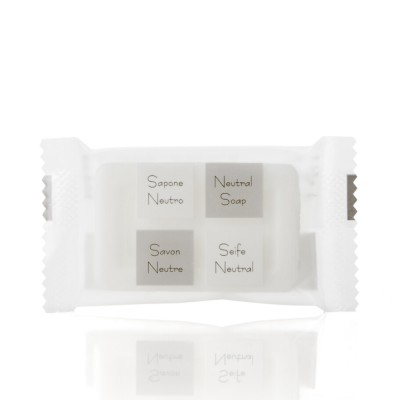 Φυτικό Σαπούνι Ορθογώνιο 12gr Σε Φακελάκι 500 τεμάχια Gfl Neutral B0812N
