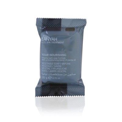 Φυτικό Σαπούνι Μασάζ Ορθογώνιο 20gr Σε Φακελάκι 300 τεμάχια Gfl Anyah B1820MAY