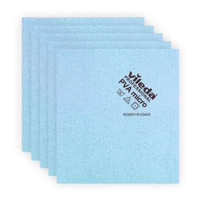 Πανί μικροϊνών 35x38cm 5 τεμάχια Μπλε VILEDA® PVAmicro™ 143585