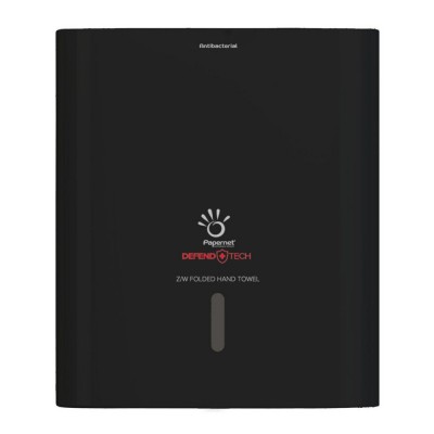 Συσκευή Χειροπετσέτα Z/W Fold Μαύρη Papernet® 416156