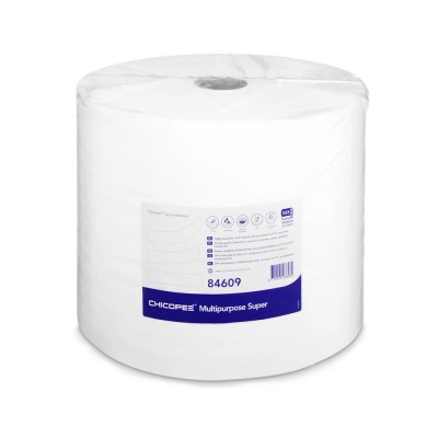 Βιομηχανικό πανί πολλαπλών χρήσεων σε ρολό 500 τεμαχίων 40x32cm Λευκό CHICOPEE Multipurpose 84609
