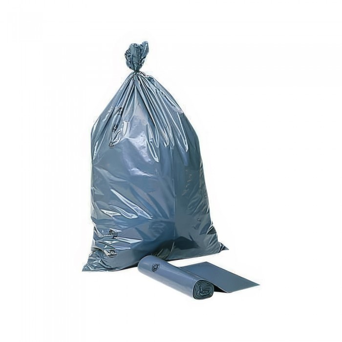 Σάκούλα Απορριμμάτων 78x88cm 90L 25 Τεμάχια Γκρι DEISS Basic Medium 94322