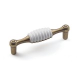 Λαβή επίπλου Cebi 2323/96 Αντικέ Ορείχαλκος-Λευκό