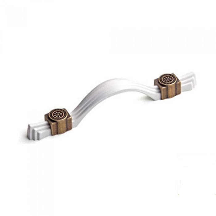 Λαβή επίπλου Cebi 2331/96 Αντικέ Ορείχαλκος-Λευκό