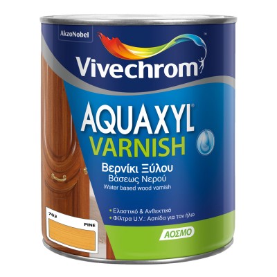 Βερνίκι Εμποτισμού Νερού Vivechrom Aquaxyl Varnish 702 PINE (ΠΕΥΚΟ) Σατινέ 750ml