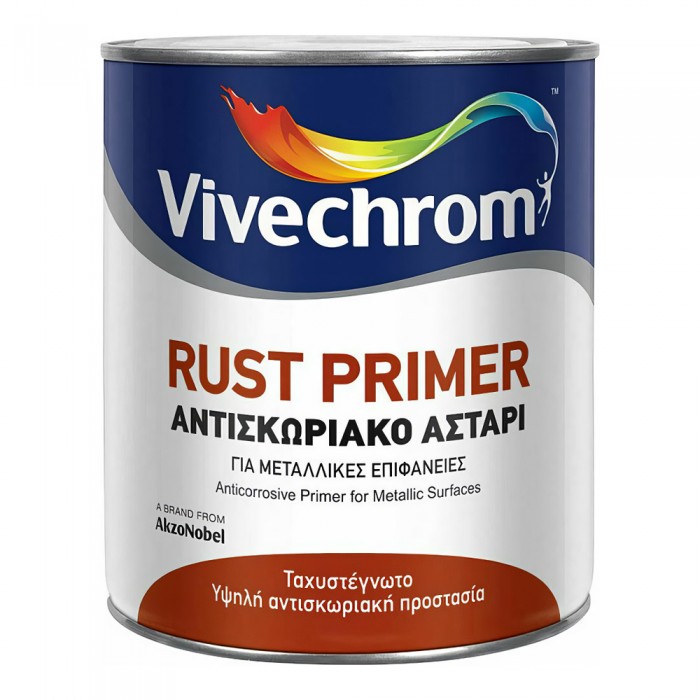Αντισκωριακό Αστάρι 750ml VIVECHROM Rust Primer Γκρι