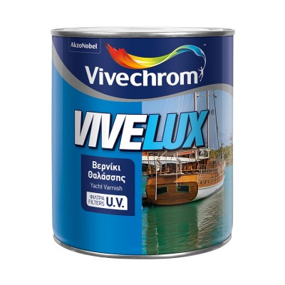 Βερνίκι ξύλου θαλάσσης Διάφανο VIVELUX Vivechrom Γυαλιστερό 750ml