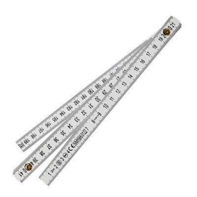 Μέτρο Σπαστό Πλαστικό 200cm Λευκό Vola 7/P BIANCO