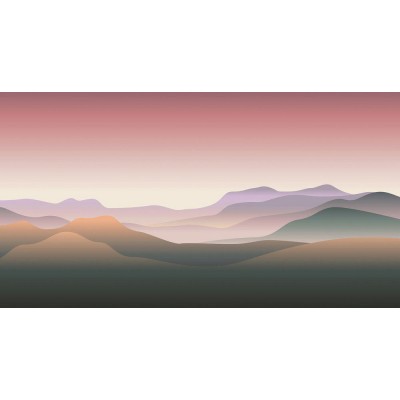 Φωτοταπετσαρία Τοίχου 500x270cm σε 5 ρολλά των 100cm Walls by Patel 4 «Generative Phantasies» Terra DD127545