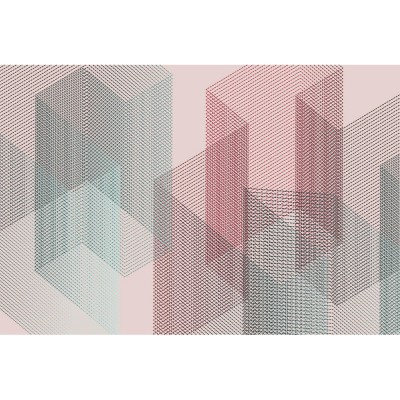 Φωτοταπετσαρία Τοίχου 400x270cm σε 4 ρολλά των 100cm Walls by Patel 4 «Generative Phantasies» Mesh 1 DD127629