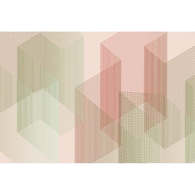 Φωτοταπετσαρία Τοίχου 400x270cm σε 4 ρολλά των 100cm Walls by Patel 4 «Generative Phantasies» Mesh 2 DD127633