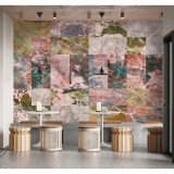 Φωτοταπετσαρία Τοίχου 400x270cm σε 4 ρολλά των 100cm Walls by Patel 4 «Down To Earth» Mixed Marble DD127693