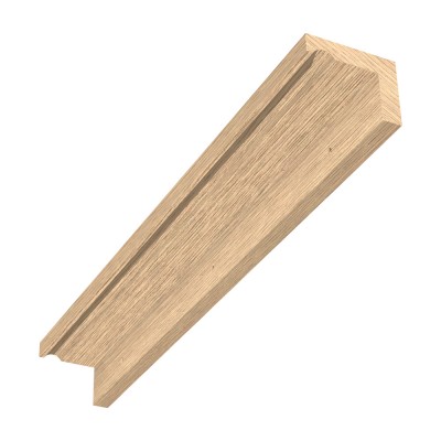 Ξύλινη Γωνιακή Λαβή επίπλων Άβαφη απο Μασίφ Ξύλο Δρύς Πλατύβενη Βορείου Αμερικής σε 22 διαστάσεις σειρά 1929