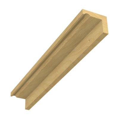 Ξύλινη Γωνιακή Λαβή επίπλων Άβαφη απο Μασίφ Ξύλο Οξιάς Γερμανίας σε 22 διαστάσεις σειρά 1930