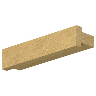 Ξύλινη Λαβή επίπλων Άβαφη απο Μασίφ Ξύλο Δρύς Πλατύβενη Βορείου Αμερικής σε 25 διαστάσεις σειρά 734