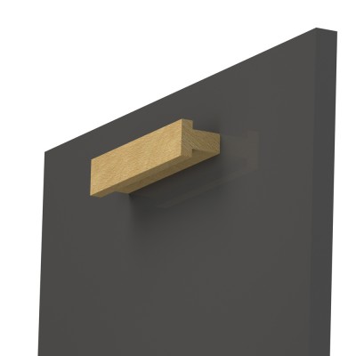 Ξύλινη Λαβή επίπλων Άβαφη απο Μασίφ Ξύλο Δρύς Πλατύβενη Βορείου Αμερικής σε 25 διαστάσεις σειρά 734