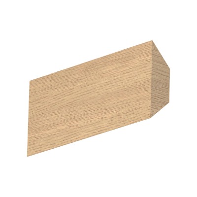 Ξύλινη Λαβή επίπλων Άβαφη απο Μασίφ Ξύλο Δρύς Πλατύβενη Βορείου Αμερικής σε 25 διαστάσεις σειρά 736