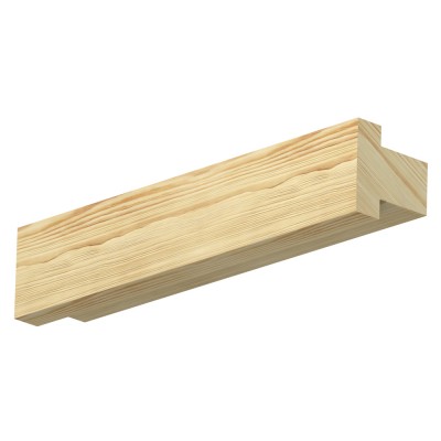 Ξύλινη Λαβή επίπλων Άβαφη απο Σουηδικό Ξύλο με Επεξεργασία Τεχνικής Παλαίωσης σε 25 διαστάσεις σειρά 738