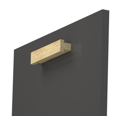 Ξύλινη Λαβή επίπλων Άβαφη απο Σουηδικό Ξύλο με Επεξεργασία Τεχνικής Παλαίωσης σε 25 διαστάσεις σειρά 738