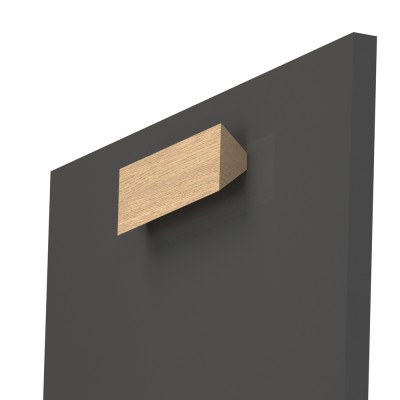 Ξύλινη Λαβή επίπλων Άβαφη απο Μασίφ Ξύλο Δρύς Πλατύβενη Βορείου Αμερικής σε 25 διαστάσεις σειρά 739