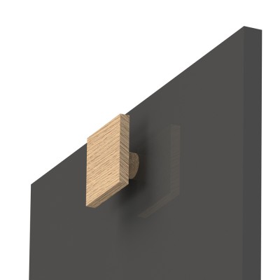 Ξύλινο Πομολάκι επίπλων Άβαφο απο Μασίφ Ξύλο Δρύς Πλατύβενη Βορείου Αμερικής σε Διάσταση 7x7 σειρά 931