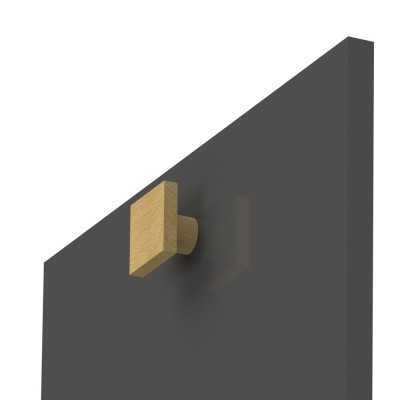 Ξύλινο Πομολάκι επίπλων Άβαφο απο Μασίφ Ξύλο Οξιάς Γερμανίας σε Διάσταση 5x5 σειρά 933