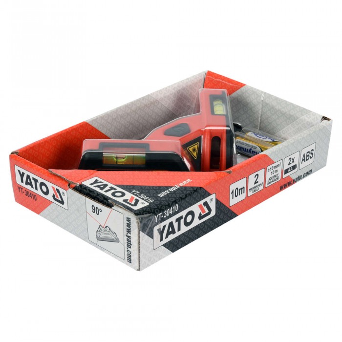 Αλφάδι Πλακιδίων Γωνιακό Laser 10μ 90° YATO YT-30410