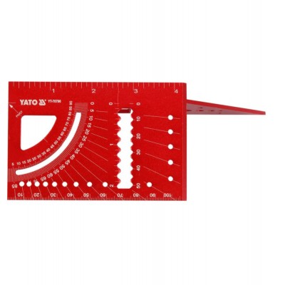 Γωνιά Σημαδέματος και Μέτρησης 3D Αλουμινίου 45° & 90° YATO YT-70796