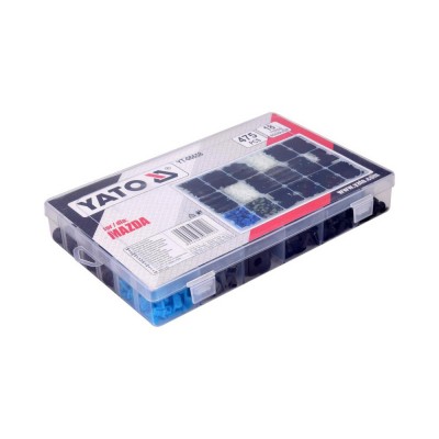 Κλιπς Αυτοκινήτου MAZDA Σετ 475 Τεμάχια YATO YT-06658