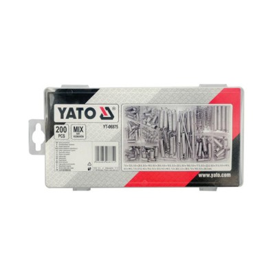 Ελατήρια Έλξης Σετ 200 Τεμάχια YATO YT-06875