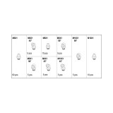 Μύτες Γρασαδόρου Σετ 110 Τεμάχια YATO YT-06888