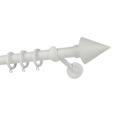 Κουρτινόξυλα Zωγομεταλ Φ25 CP4146 Λευκό