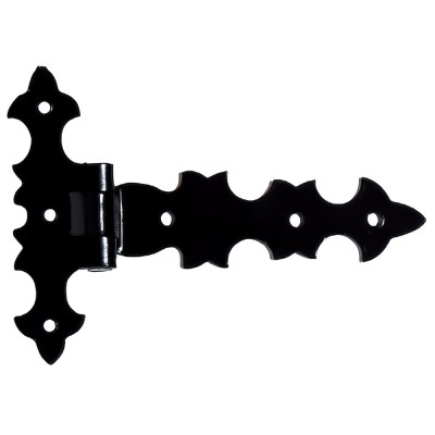 Μεντεσεδάκια-Μασκουλάκια Παραδοσιακά επίπλων Ίσια Χωρίς Πατούρα ZOGOMETAL 0002 σε Μαύρο